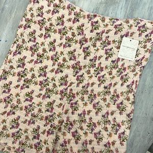 Free People high waisted smocked shorts